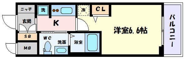 三ノ宮駅 徒歩7分 11階の物件間取画像